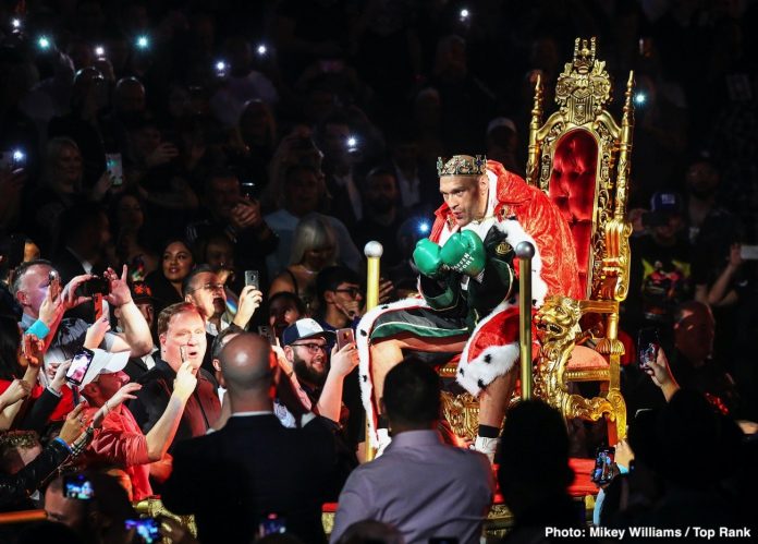 Tyson Fury 2020 Yılında Maç Yapmayacak